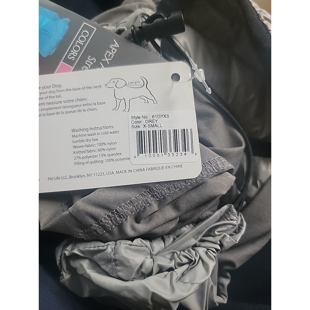 Pet Life 'Apex' Lightweight Hybrid 4-Season Stretch and Quick-Dry Dog Coat  New!